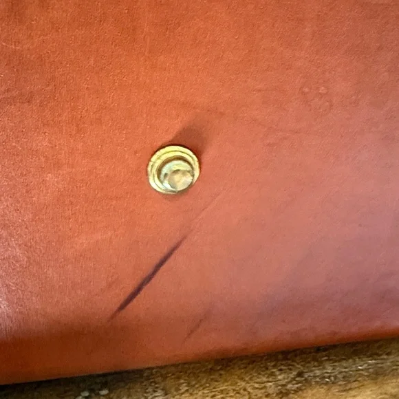 Vintage 1980s Dooney & Bourke Classic Tan and Brown Leather Dr Handbag - Picture 7 of 11